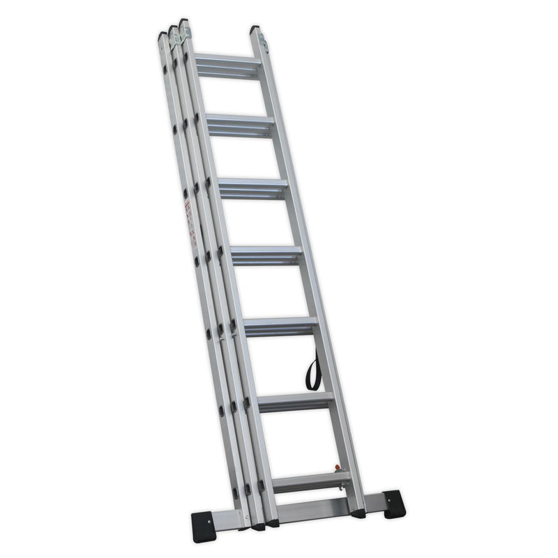 Aluminium Extension Combination Ladder 3x7 EN 131