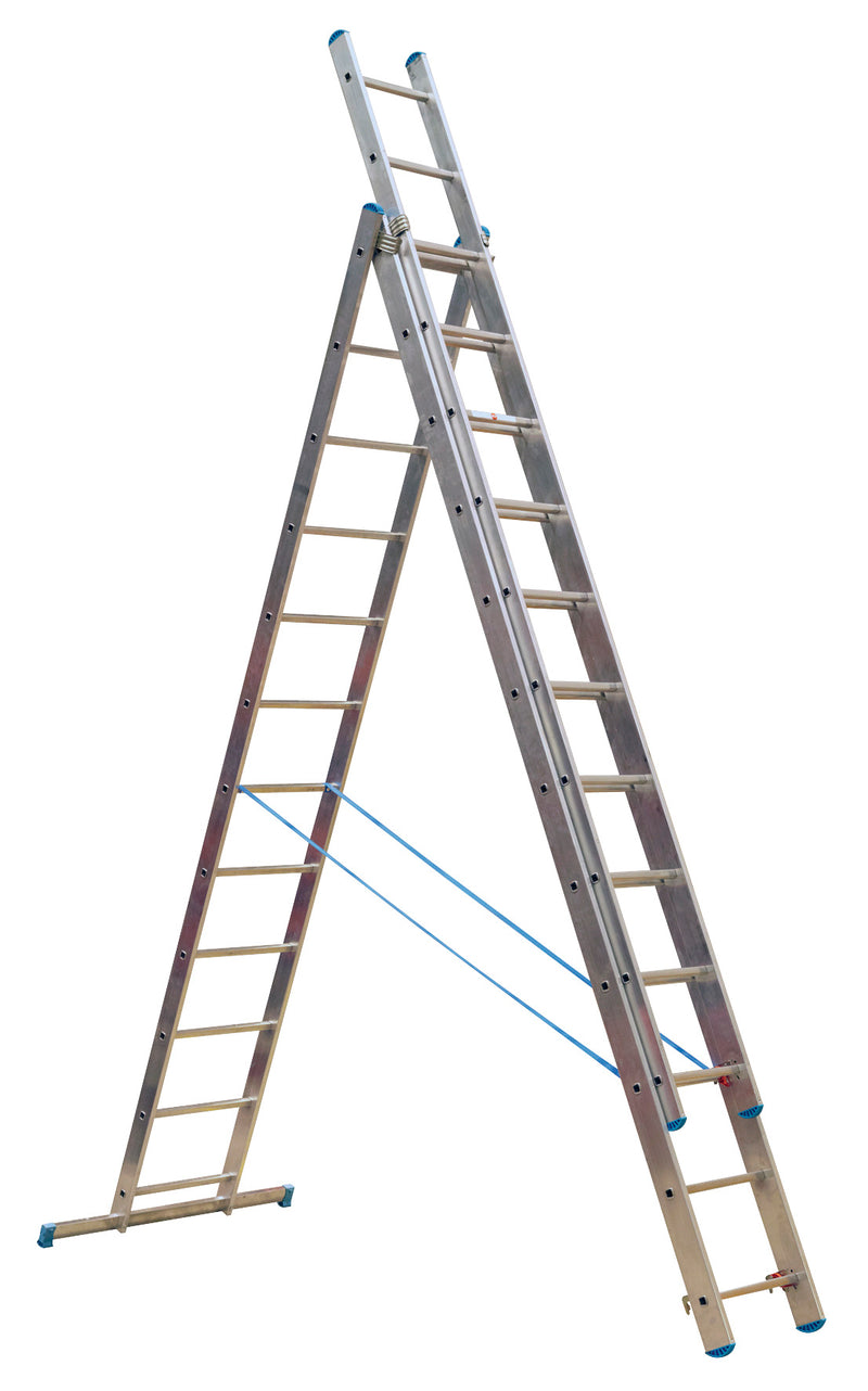 Aluminium Extension Combination Ladder 3x12 EN 131