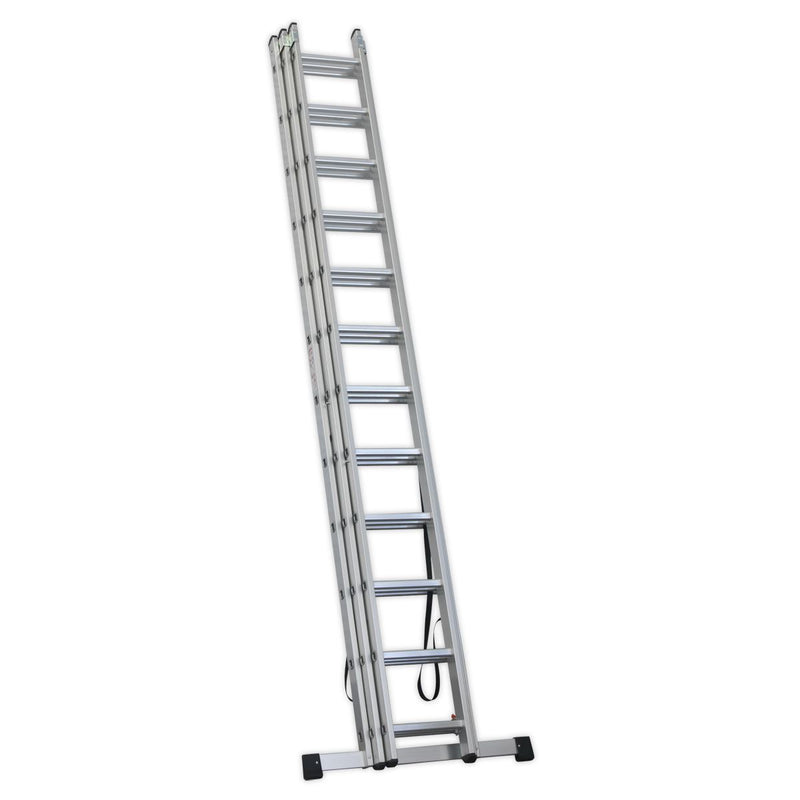 Aluminium Extension Combination Ladder 3x12 EN 131