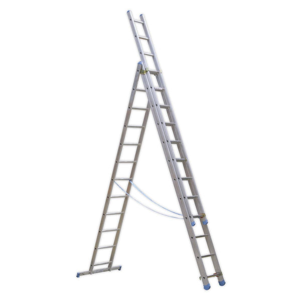 Aluminium Extension Combination Ladder 3x12 EN 131