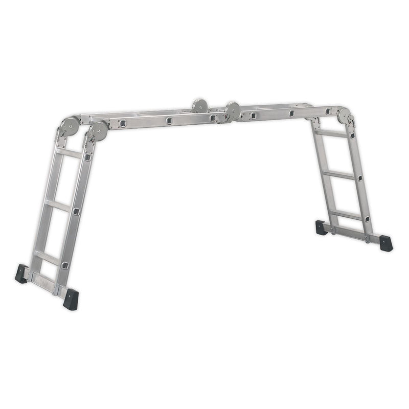 Aluminium Folding Platform Ladder 4-Way EN 131