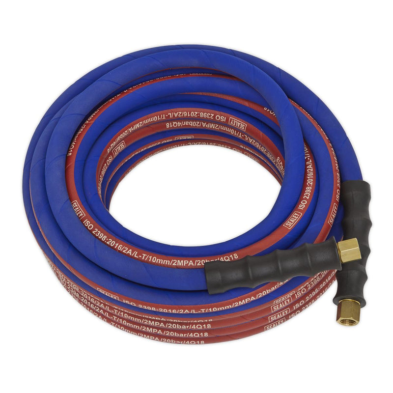 Air Hose 10m x �8mm with 1/4"BSP Unions Extra-Heavy-Duty