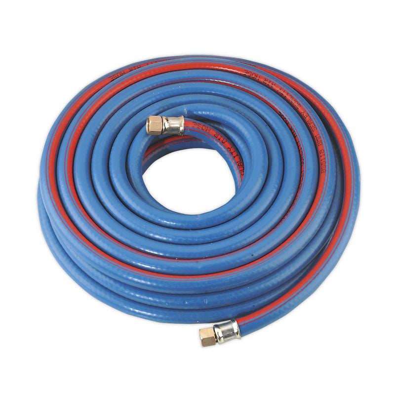 Air Hose 10m x �8mm with 1/4"BSP Unions Extra-Heavy-Duty