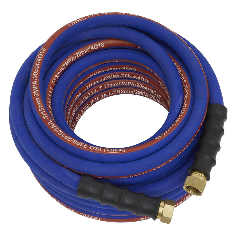 Air Hose 15m x �13mm with 1/2"BSP Unions Extra-Heavy-Duty