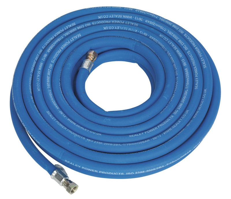 Air Hose 15m x �10mm with 1/4"BSP Unions Extra-Heavy-Duty