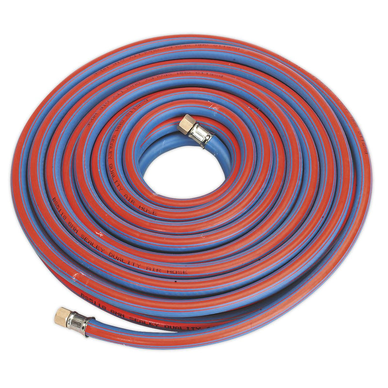 Air Hose 15m x �8mm with 1/4"BSP Unions Extra-Heavy-Duty