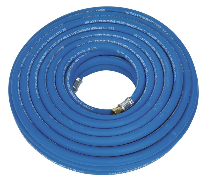 Air Hose 20m x �10mm with 1/4"BSP Unions Extra-Heavy-Duty