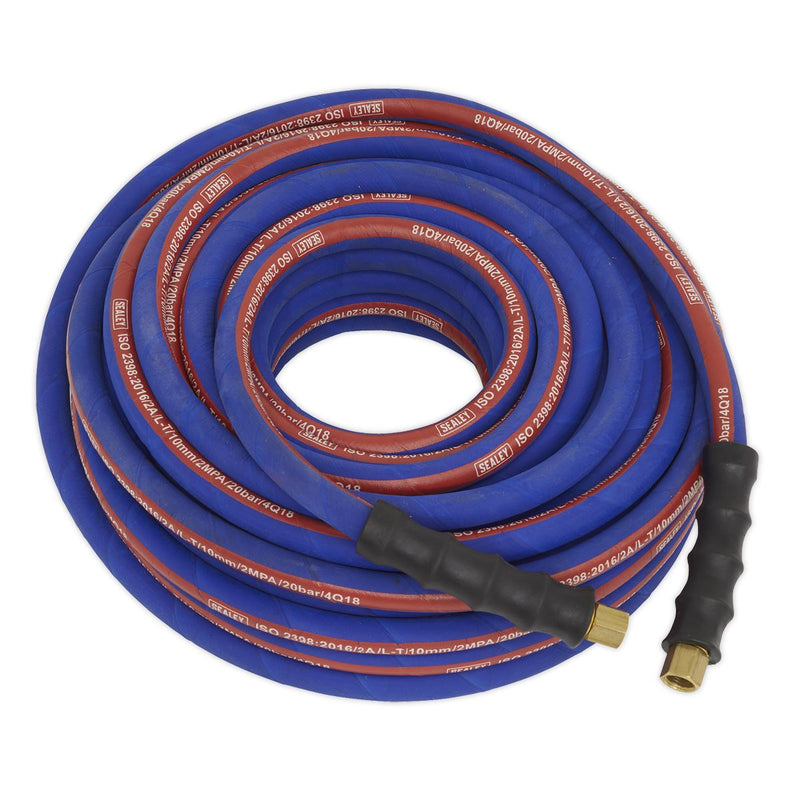 Air Hose 20m x �10mm with 1/4"BSP Unions Extra-Heavy-Duty