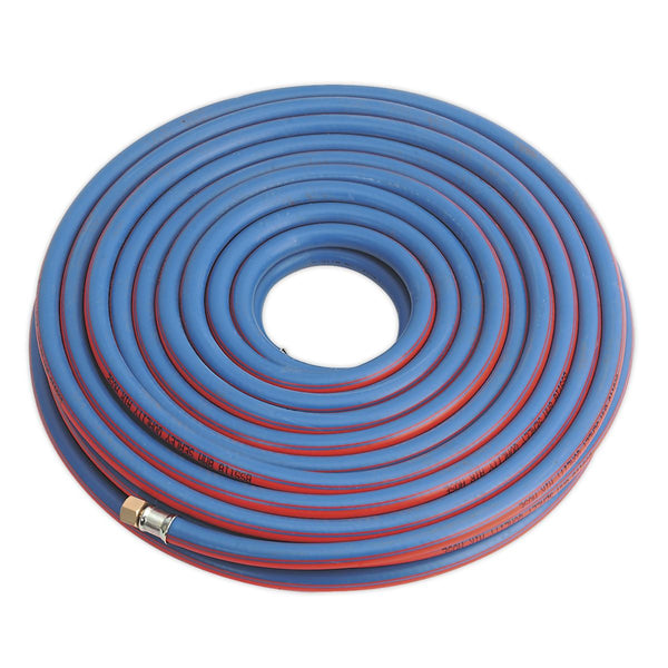 Air Hose 20m x �8mm with 1/4"BSP Unions Extra Heavy-Duty