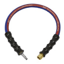 Sealey Air Leader Hose with Tailpiece & 1/4"BSP Union 600mm x 10mm AH2R/38