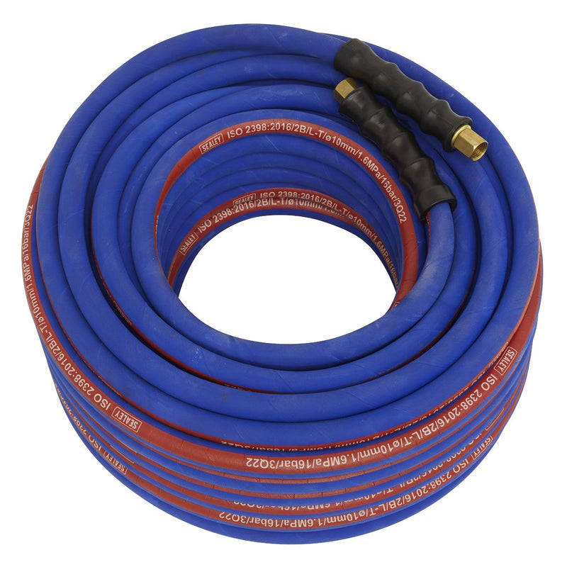 Air Hose 30m x �10mm with 1/4"BSP Unions Extra-Heavy-Duty