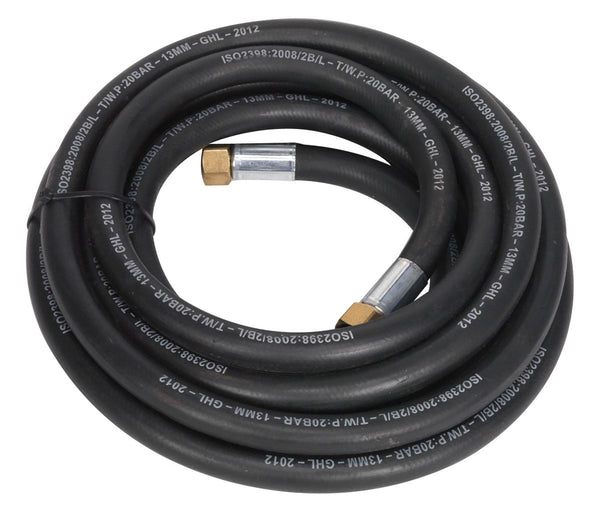 Air Hose 5m x �13mm with 1/2"BSP Unions Extra-Heavy-Duty