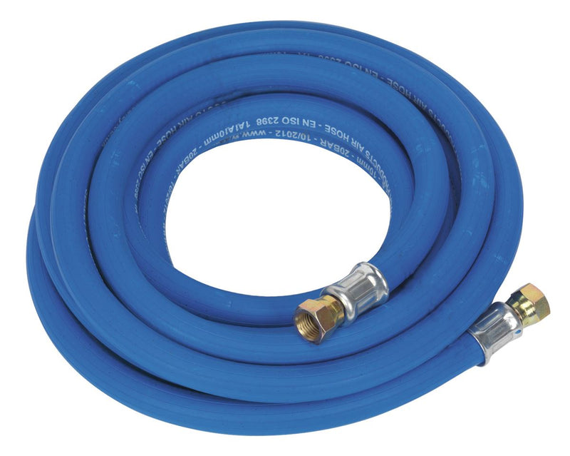 Air Hose 5m x �10mm with 1/4"BSP Unions Extra-Heavy-Duty