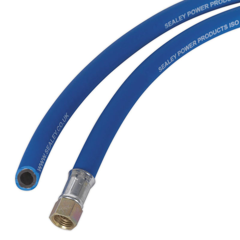 Air Hose 5m x �8mm with 1/4"BSP Unions Extra-Heavy-Duty