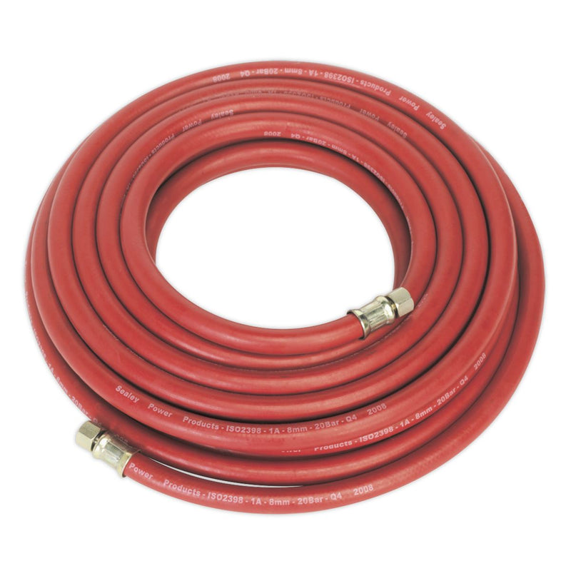 Air Hose 10m x �8mm with 1/4"BSP Unions