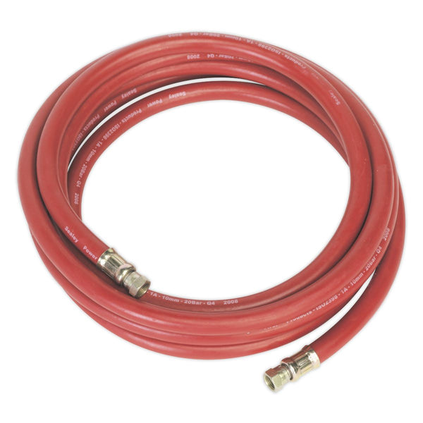 Air Hose 5m x �10mm with 1/4"BSP Unions