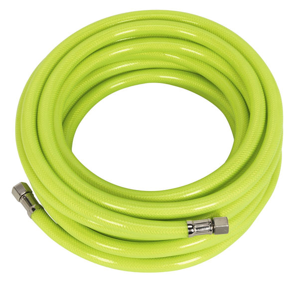 Air Hose High-Visibility 10m x �8mm with 1/4"BSP Unions