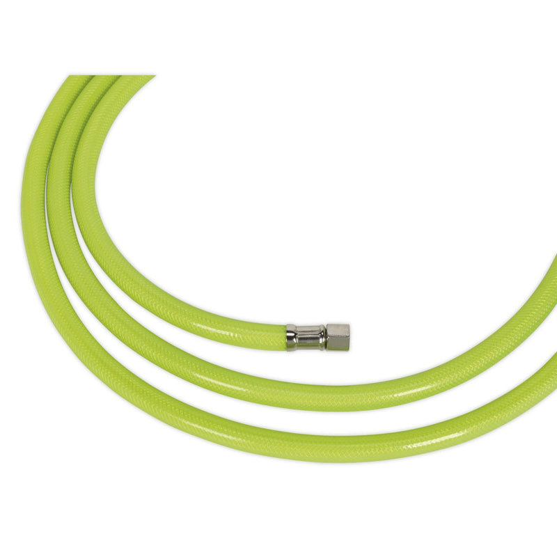 Air Hose High-Visibility 10m x �8mm with 1/4"BSP Unions