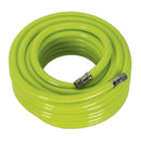 Sealey High-Visibility Air Hose with 1/4"BSP Unions 15m x 10mm AHFC1538