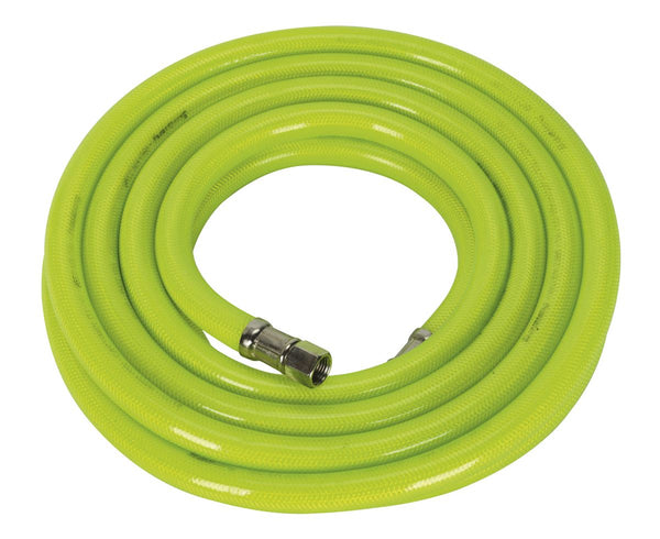 Air Hose High-Visibility 5m x �10mm with 1/4"BSP Unions