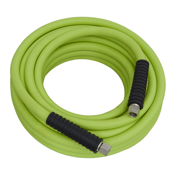 Air Hose 10m x �8mm Hybrid High-Visibility with 1/4"BSP Unions