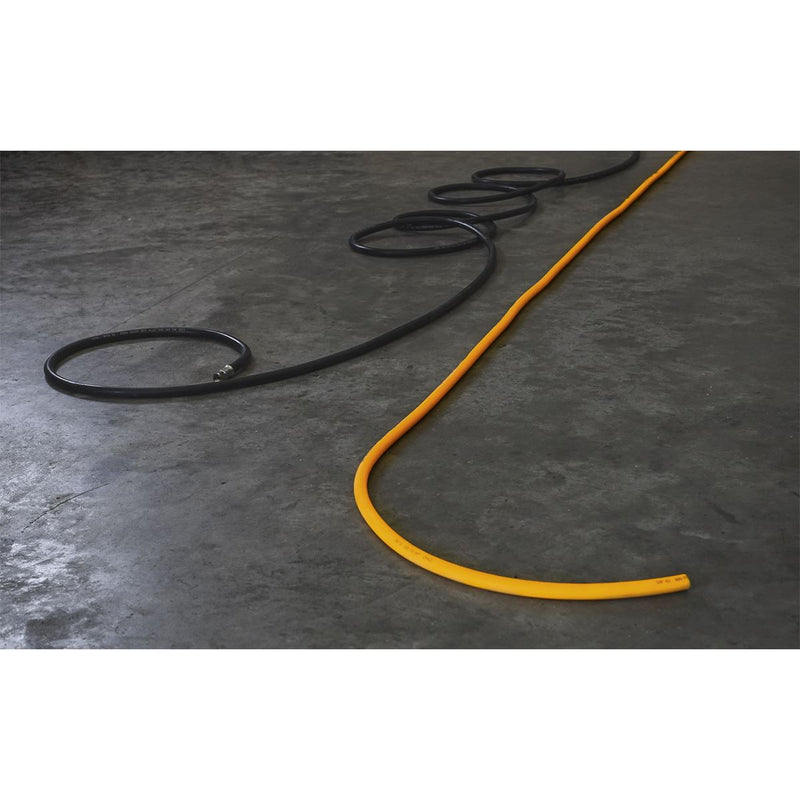 Air Hose 10m x �8mm Hybrid High-Visibility with 1/4"BSP Unions