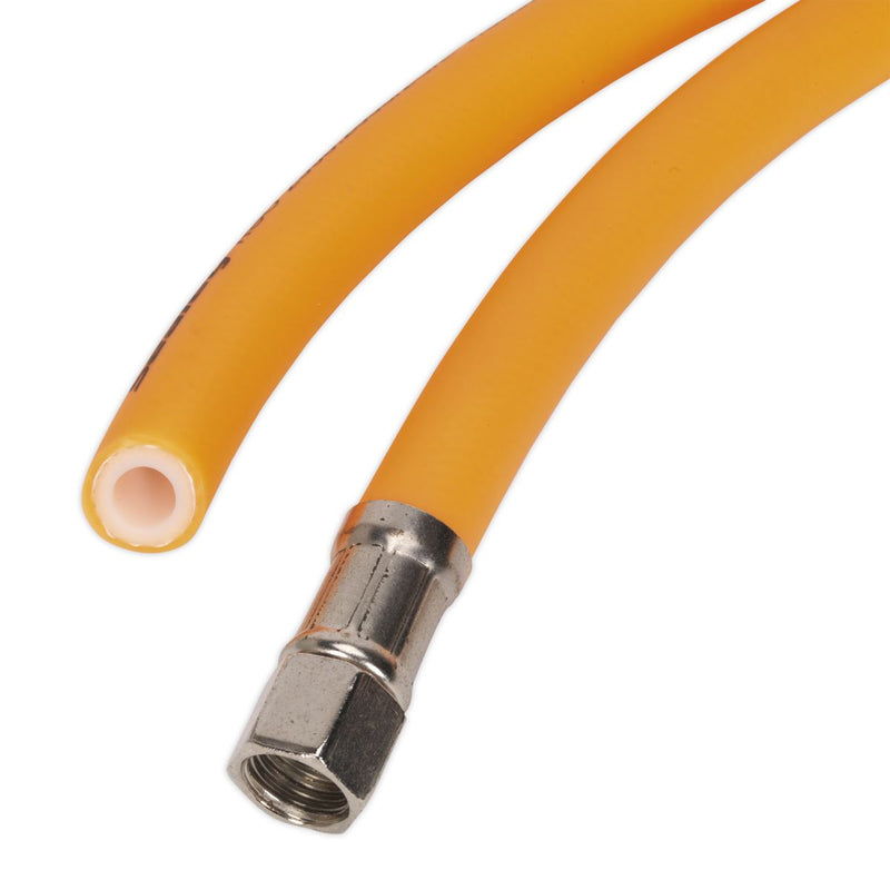 Air Hose 10m x �8mm Hybrid High-Visibility with 1/4"BSP Unions