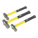 Sealey Premier Ball Pein Hammer Set with Fibreglass Shafts 3pc AK2031
