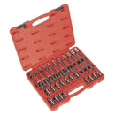 Sealey Premier Spline Socket Bit Set 1/2"Sq Drive 26pc AK2195