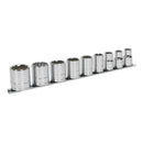 Sealey Premier Whitworth Socket Set 1/2"Sq Drive 9pc AK2677
