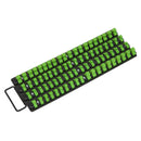 Sealey Premier Socket Rail Tray 1/4", 3/8" & 1/2"Sq Drive - Hi-Vis Green AK27051HV