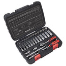 Sealey Lock-On&trade; Socket Set 1/4"Sq Drive 32pc AK27480