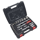 Sealey Premier Lock-On&trade; Socket Set 1/2"Sq Drive 26pc AK27482