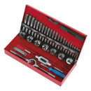 Sealey Metric Tap & Die Set Split Dies 32pc AK3015