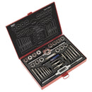 Sealey Metric/UNF/BSP Tap & Die Set Split Dies 33pc AK3033