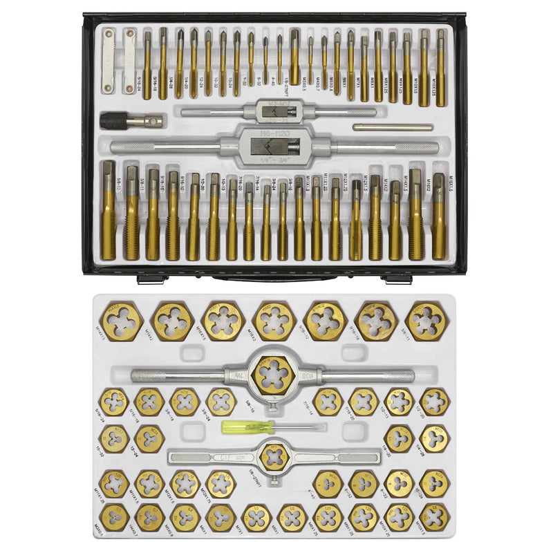 Sealey Metric & SAE/Imperial Hexagonal Tap & Die Set 86pc AK3086HIM