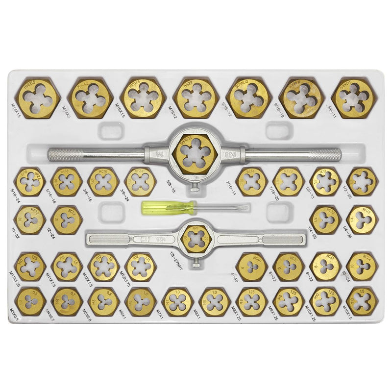 Sealey Metric & SAE/Imperial Hexagonal Tap & Die Set 86pc AK3086HIM