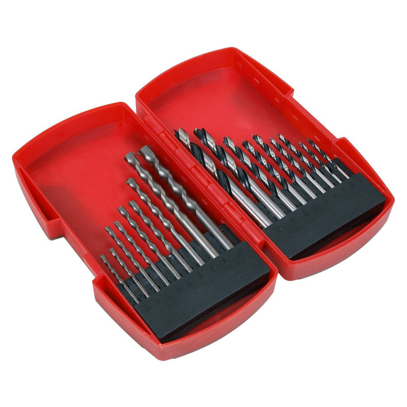 Wood/Masonry Drill Bit Set 18pc