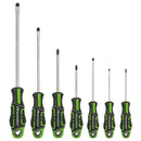 Sealey Premier GripMAX&reg; Screwdriver Set 7pc - Hi-Vis Green AK4321HV