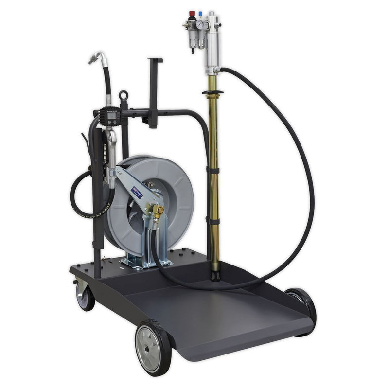 Oil Dispensing System Air Operated with 10m Retractable Hose Reel