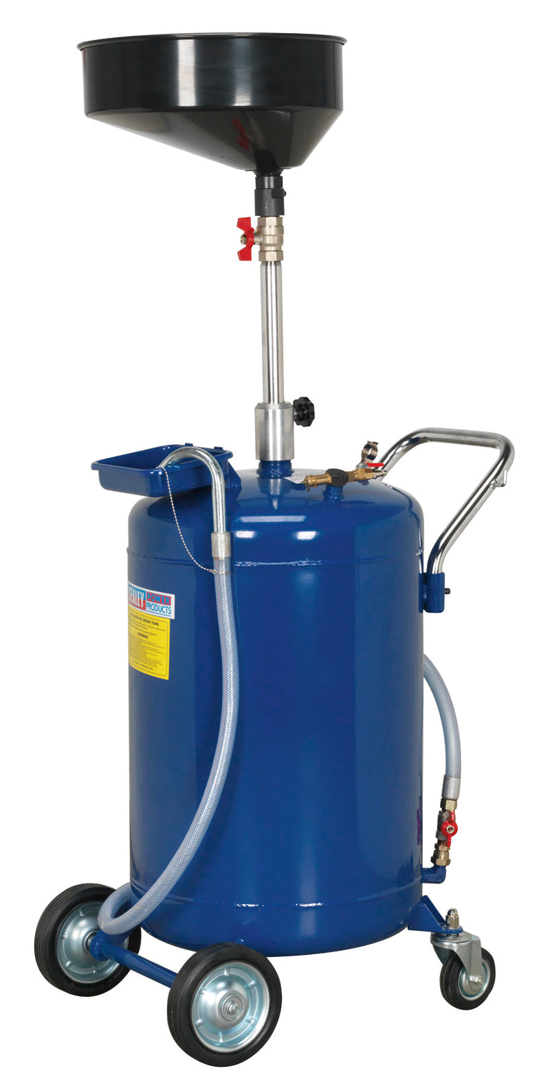 Mobile Oil Drainer 110L Air Discharge