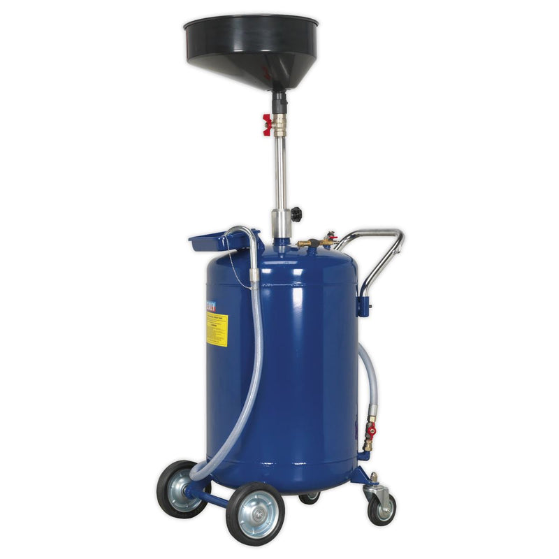 Mobile Oil Drainer 110L Air Discharge