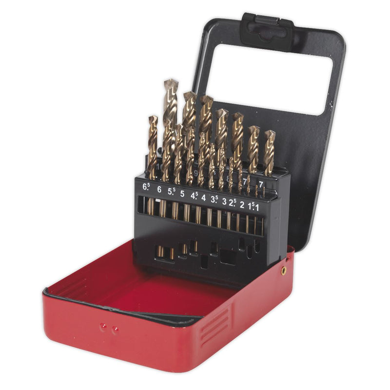 HSS Cobalt Split Point Fully Ground Drill Bit Set 19pc Metric