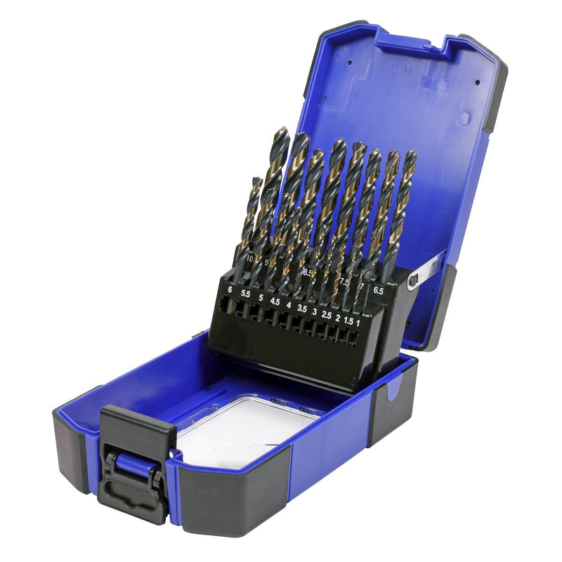 Drill Bit Set 19pc HSS Tri-Point