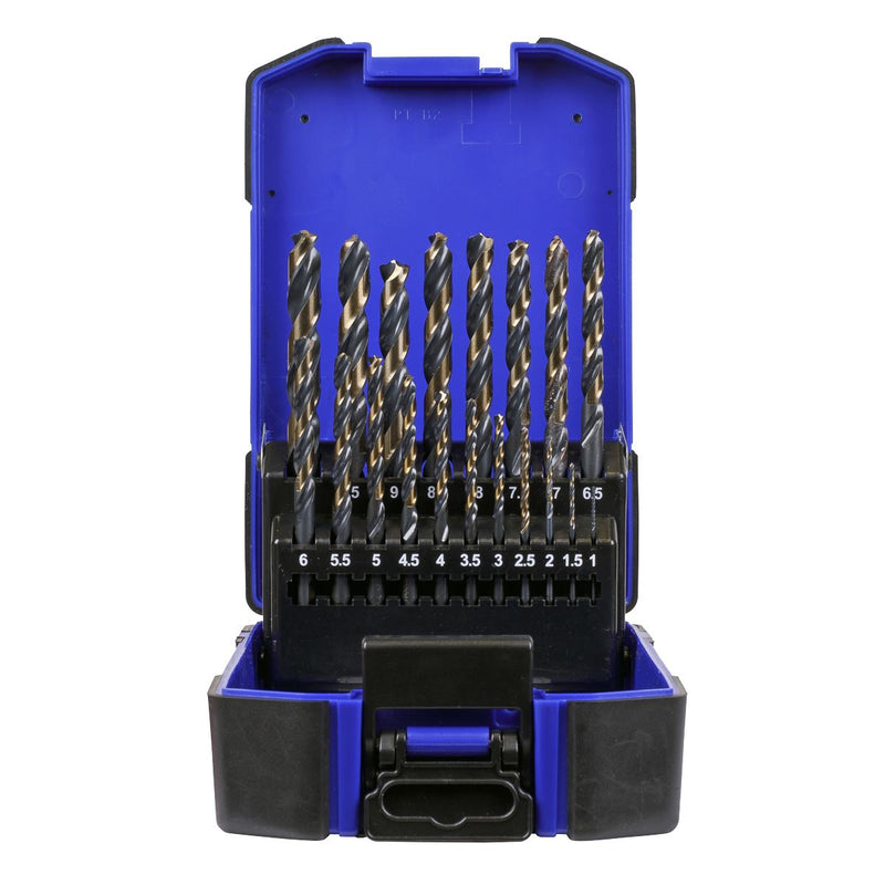 Drill Bit Set 19pc HSS Tri-Point