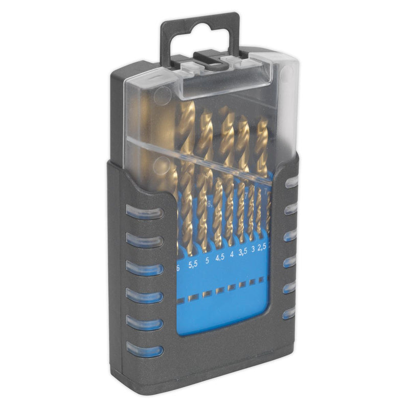 HSS Fully Ground Drill Bit Set 19pc DIN 338 Metric