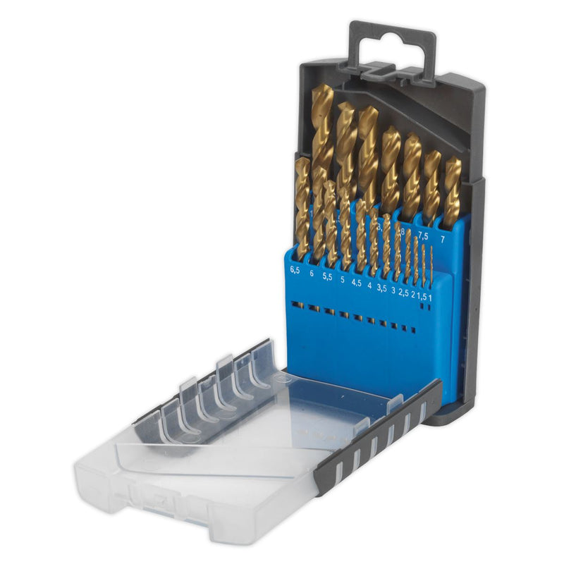 HSS Fully Ground Drill Bit Set 19pc DIN 338 Metric