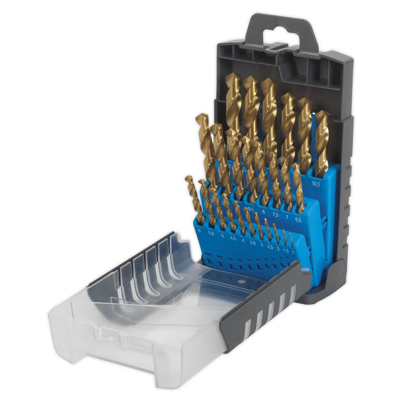 HSS Fully Ground Drill Bit Set 25pc DIN 338 Metric