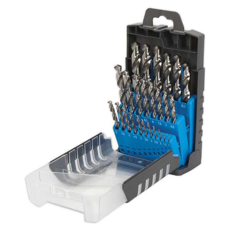 HSS Split Point Fully Ground Drill Bit Set 25pc Metric