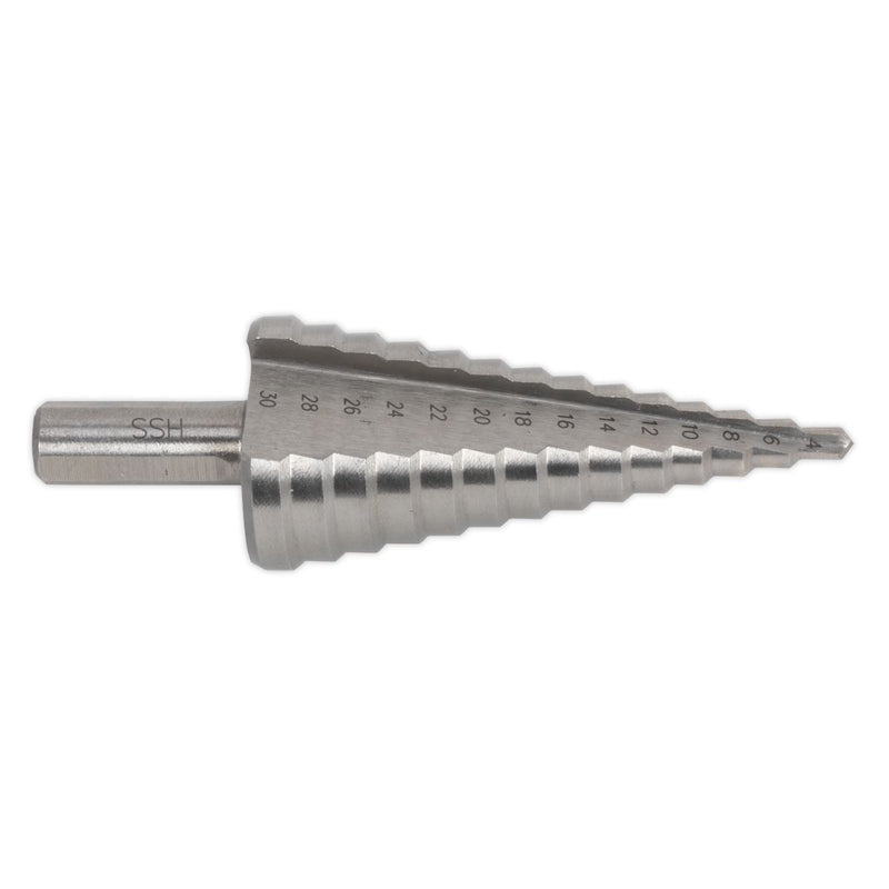 HSS M2 Step Drill Bit 4-30mm Double Flute